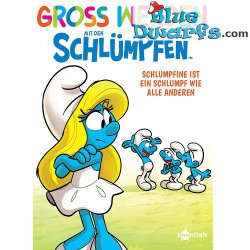 Smurfen stripboek - Groß werden mit den Schlümpfen 4 - Schumpfine ist ein Schlumpf wie alle anderen - Softcover Duits