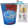 Los pitufos - Papa Pitufo - Vaso - el plastico - Nr 1 - Burger King - 2022
