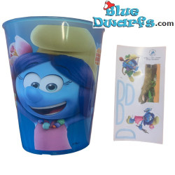 Tasse Schlumpf - Schlumpfsturm - Plastic - Nr 8 - Burger King - 2022