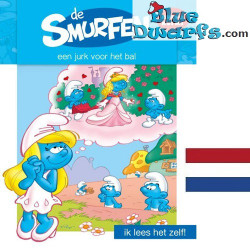 Libro per bambini - I puffi - Eerste verhaaltjes om zelf te lezen – AVI M4 - Een Jurk - Hardcover Lingua olandese