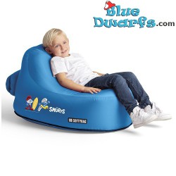 Schlumpf Stuhl für Kinder - blau - Softybag - 85x62x50cm