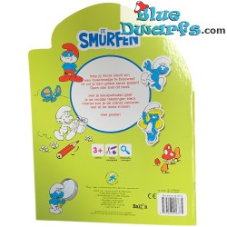 Smurfen kleurboek - Plakken en knippen met de smurfen - Grote smurf