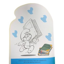 Smurfs Coloring Book - Cutting and Pasting with the Smurfs - Brainy smurf