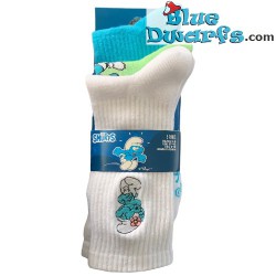 3 pair Smurf senior socks (size 37-42)