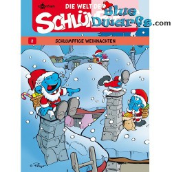 Bande dessinée- Die Schlümpfe - Die Welt der Schlümpfe 2 - Schlumpfige Weihnachten - Hardcover Allemand