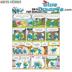 Smurf comic book - Die Schlümpfe - Die Welt der Schlümpfe 3 - Schlumpfine Superstar - German language
