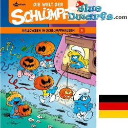Smurf comic book - Die Schlümpfe - Die Welt der Schlümpfe 5 - Halloween in Schlumpfhausen -German language