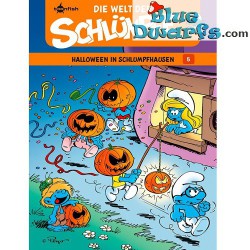Smurfen stripboek - Die Schlümpfe - Die Welt der Schlümpfe 5 - Halloween in Schlumpfhausen - Hardcover Duits
