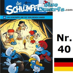 Bande dessinée- Die Schlümpfe - Die Schlümpfe 40 ...und die verlorenen Kinder - Hardcover Allemand