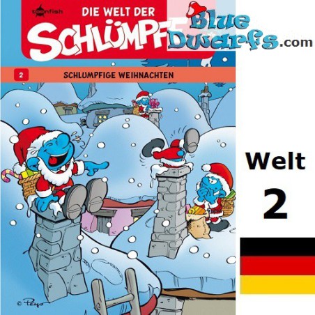 Smurfen stripboek - Die Schlümpfe - Die Welt der Schlümpfe 2 - Schlumpfige Weihnachten - Hardcover Duits