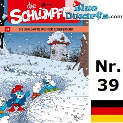 Bande dessinée- Die Schlümpfe - Die Schlümpfe 39 Die Schlümpfe und der Schneesturm - Hardcover Allemand