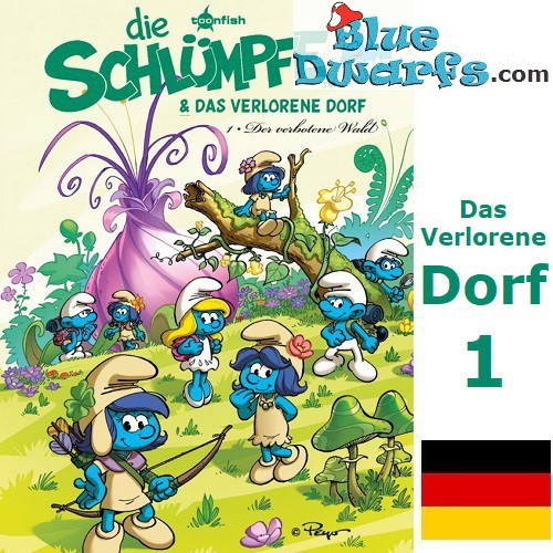Smurf comic book - Die Schlümpfe und das verlorene Dorf 01 (Neuauflage) Der verbotene Wald - German language