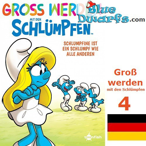 Cómic Los Pitufos - Groß werden mit den Schlümpfen 4 - Schumpfine ist ein Schlumpf wie alle anderen - Softcover alemán