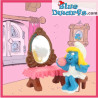 40234: Vanity Table Smurfette  - brown -  (Supersmurf) - Schleich - 5,5cm