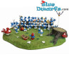 Family Portrait - Pixi - Photographer Papa smurf - Metal figurines - 10x24 cm - 2023