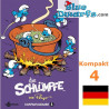Smurfen stripboek - Die Schlümpfe Kompakt 4 - Hardcover Duits