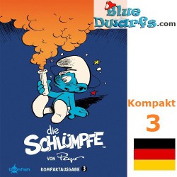 Smurfen stripboek - Die Schlümpfe Kompakt 3 - Hardcover Duits