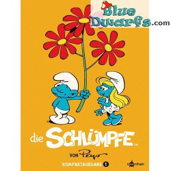 Smurfen stripboek - Die Schlümpfe Kompakt 1 - Hardcover Duits