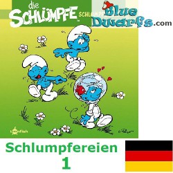 Smurf comic book - Die Schlümpfe - Schlumpfereien 01 Kurzgeschichten und Cartoon-Strips - German language