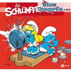 Smurfen stripboek - Die Schlümpfe - Schlumpfereien 04 Kurzgeschichten und Cartoon-Strips - Hardcover Duits