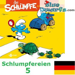 Smurfen stripboek - Die Schlümpfe - Schlumpfereien 05 Kurzgeschichten und Cartoon-Strips - Hardcover Duits