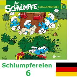 Smurfen stripboek - Die Schlümpfe - Schlumpfereien 06 Kurzgeschichten und Cartoon-Strips - Hardcover Duits