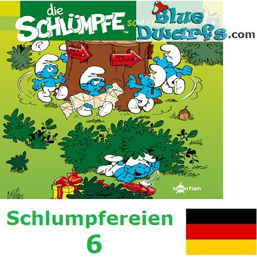 Cómic Los Pitufos - Die Schlümpfe - Schlumpfereien 06 Kurzgeschichten und Cartoon-Strips - Hardcover alemán