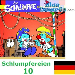 Bande dessinée- Die Schlümpfe - Schlumpfereien 10 Kurzgeschichten und Cartoon-Strips - Hardcover Allemand