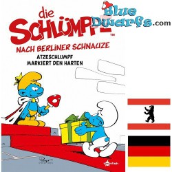Comic Buch - Die Schlümpfe - Mundart  2 - Die Schlümpfe nach Berliner Schnauze Atzeschlumpf markiert den Harten - Deutch