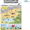Cómic Los Pitufos - Die Schlümpfe - Die Schlümpp uff Hessisch 1 Blauschlümpp unn Schwazzschlümpp - Hardcover alemán