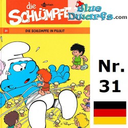 Cómic Los Pitufos - Die Schlümpfe 31 - Die Schlümpfe auf Pilulit - Hardcover alemán