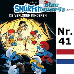 Comic book - Dutch language - De Smurfen - De verloren kinderen - Nr 41