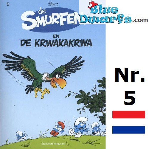 Comic book - Dutch language - De Smurfen - De Smurfen en de Krwakakrwa - Nr 5