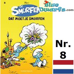 Comic book - Dutch language - De Smurfen - Dat moet je smurfen - Nr 8