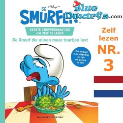 Comic Buch -Eerste stripverhaaltjes om zelf te lezen – De Smurf die alleen maar taartjes lust - Niederländisch