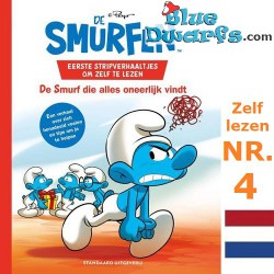 Cómic Los Pitufos - Eerste stripverhaaltjes om zelf te lezen – De Smurf die alles oneerlijk vindt - Hardcover Holandes