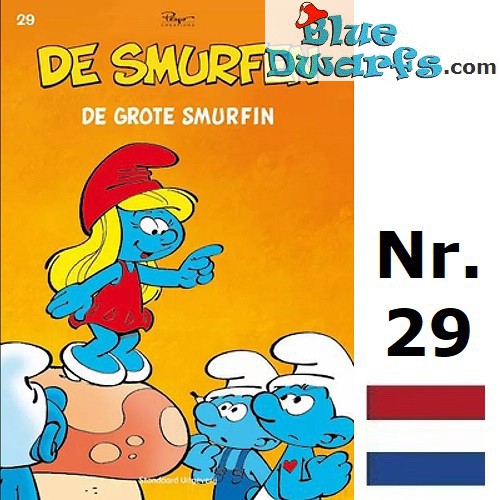 Cómic Los Pitufos - Holandes - De Smurfen - De grote smurfin - Nr 29