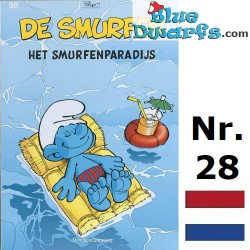 Bande dessinée Néerlandais - les Schtroumpf - Het Smurfenparadijs - Nr. 28