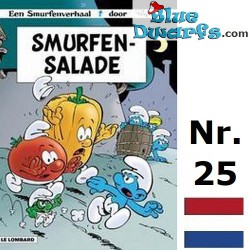 Bande dessinée Néerlandais - les Schtroumpf  - De Smurfen - Smurfen Salade - Le Lombard - Nr. 25
