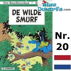 Comic book - Dutch language - De Smurfen - Le Lombard - De Wilde Smurf - Nr. 20