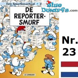 Bande dessinée Néerlandais - les Schtroumpf  - De Smurfen - Le Lombard - De Reportersmurf - Nr. 23
