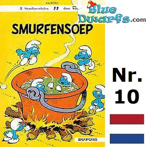 Bande dessinée Néerlandais - les Schtroumpf  - De Smurfen - Smurfensoep - Nr. 10