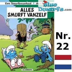Comic book - Dutch language - De Smurfen - Alles Smurf vanzelf - Nr 22