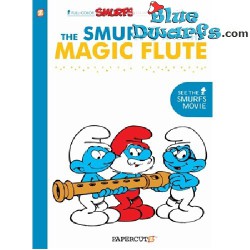 Stripboek van de Smurfen - Engelstalig - The Smurfs graphic Novel - The Magic Flute - Softcover - Nr. 2