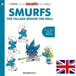 Stripboek van de Smurfen - Engelstalig - The village behind the wall - Softcover