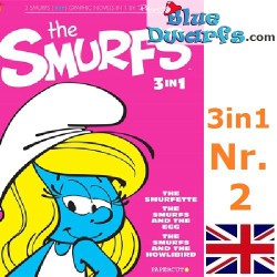 Comic book - English language - The smurfs - The Smurfs graphic Novels in 1 By Peyo - 3 in 1 - Softcover - Nr. 2