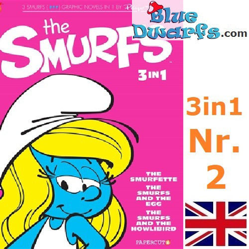 Comico Puffi - lingua inglese - The smurfs - The Smurfs graphic Novels in 1 By Peyo - 3 in 1 - Softcover - Nr. 4