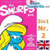 Bande dessinée - langue Anglaise - Les Schtroumpfs - The Smurfs graphic Novels in 1 By Peyo - 3 in 1 - Softcover - Nr. 4