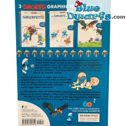 Stripboek van de Smurfen - Engelstalig - The Smurfs graphic Novels in 1 By Peyo - 3 in 1 - Softcover - Nr. 4