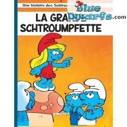 Comic Buch - Les Schtroumpfs  - La Grande Schtroumpfette - Hardcover und Französisch - Nr. 28